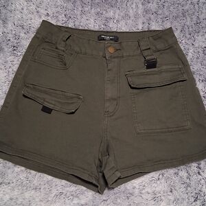 American Bazi Women's Olive Shorts